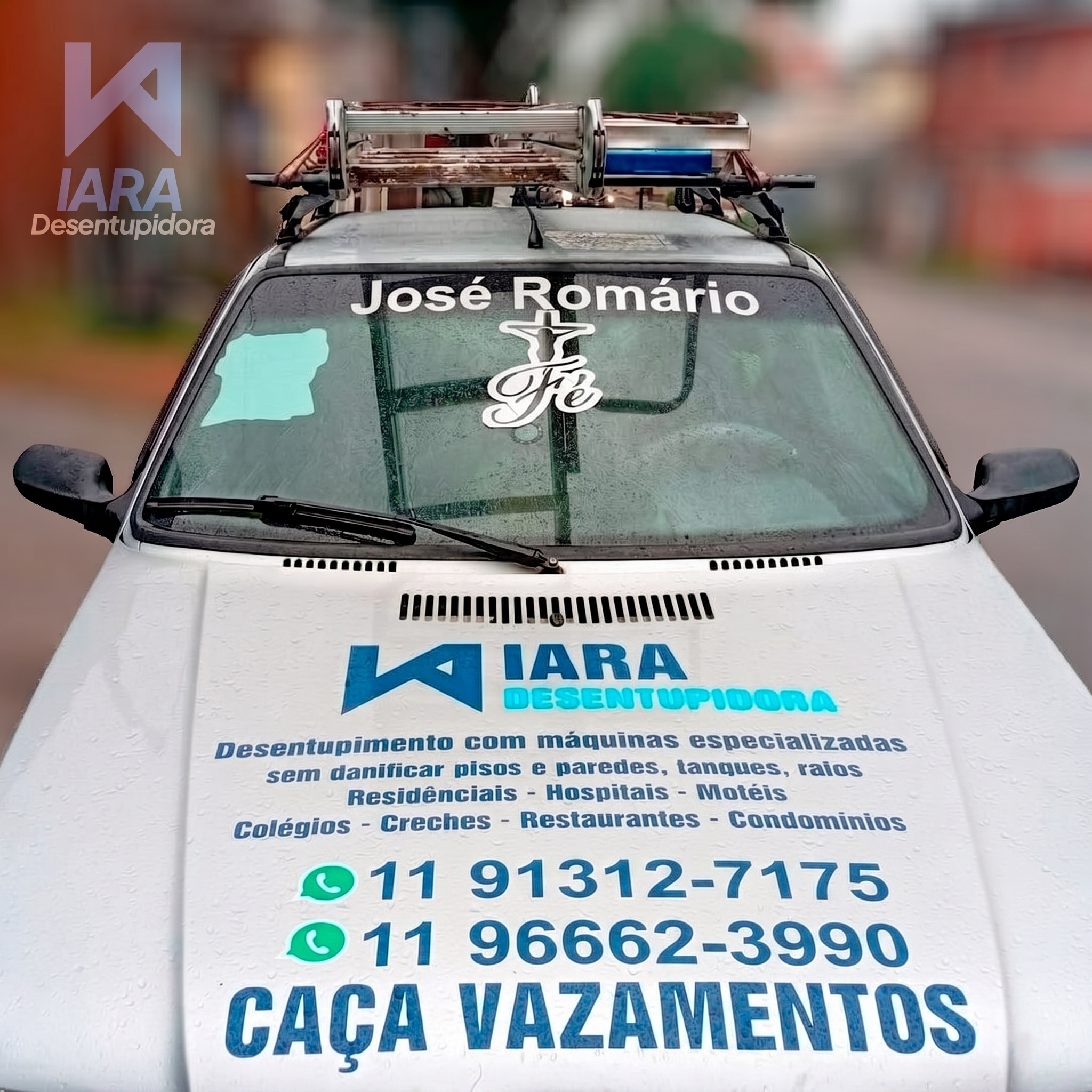 Veículo da Frota Iara Desentupidora